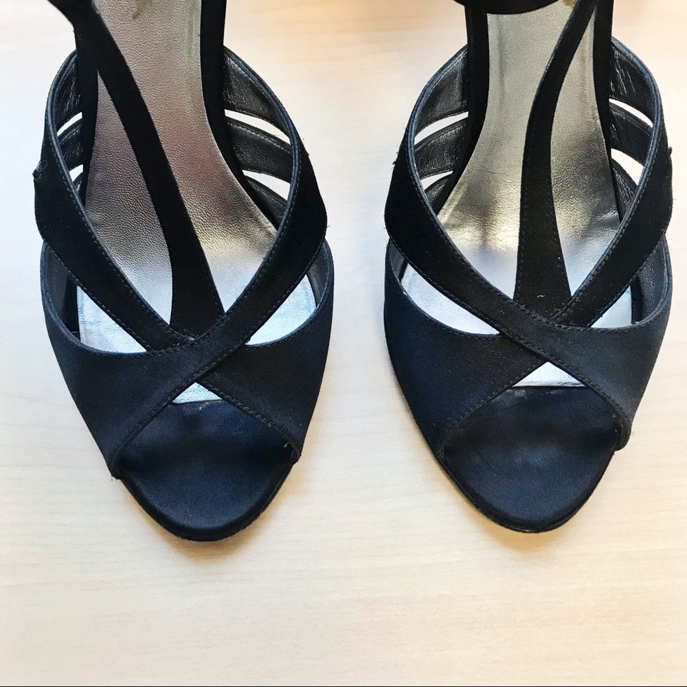 Miu Miu Black Strap Heels